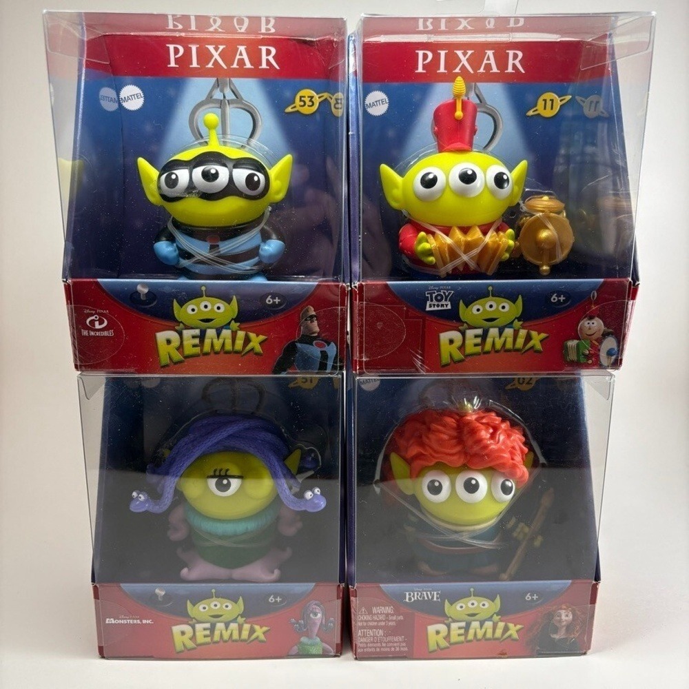 NEW Sealed Lot (4) Disney Mattel Alien Remix Figures Celia Glory Days Tinny Meri